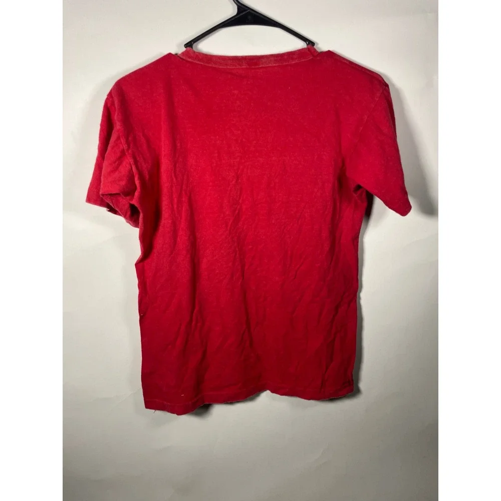 Vintage Champion Atlanta Falcons T-Shirt Mens Medium Red Football NFL Tee 70s 80 - Picture 3 of 6